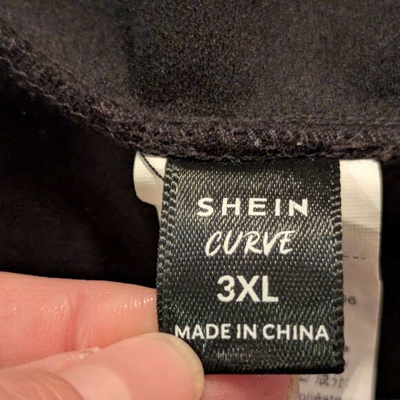 SHEIN Curve Black Skort, Elastic Waist, Women's 3X - Picture 10 of 12